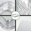 RUIXUE ® Foil Trays with Lids,Aluminium Foil Trays 1750ml/700ml/410ml/10pcs Each,Reusable