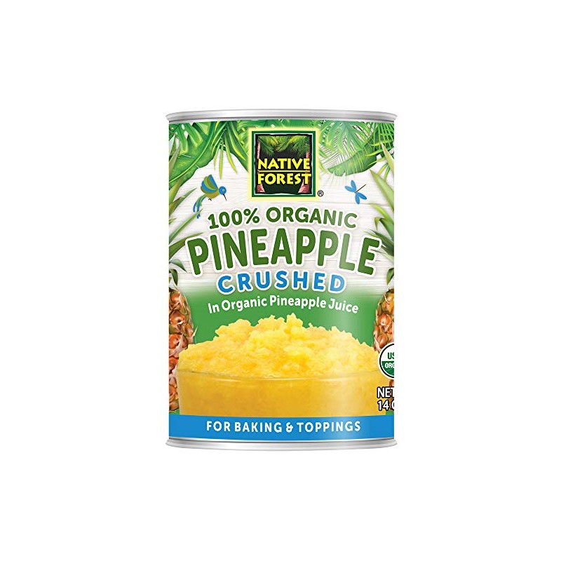 Native Forest Organic Crushed Pineapple - Crushed Pineapple Canned, Canned