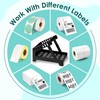 Label Holder for Thermal Label Roll & Fanfold Labels, Label