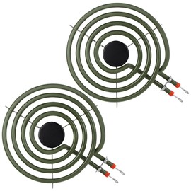 LXun Upgraded 2 Pack MP15YA 6" Electric Range Burner Element Unit Set, Electric Stove Burners Replacement for Kenmore & Maytag & Norge & Whirlpool, Fit MP22YA Range Stove Burner Top Surface Element