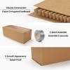Rempry 40 Pack 9x4x3 Shipping Boxes Brown, Small Corrugated Cardboard