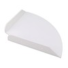 2pcs Wall Mount Floating Corner Shelves Quarter Round Hanging Corner
