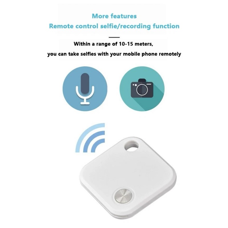 Unbranded Versatile Square Button Finder Smart Bluetooth Anti-Lost Device for