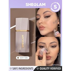 SHEGLAM Sun Sculpt Barra de Contorno Líquido de Tonos Fríos de Larga Duración Maquillaje Bronceador en Crema - Bronceado Suave