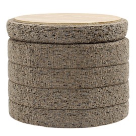 Get Set Style Multifunctional Ottoman Stool,Modern Vanity Stool for Make-up Room,Footrest for Couch,Footstool for Living Room and Entryway