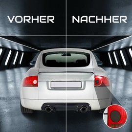 C025 Rear Lights Film Sticker Set Left & Right Rear Lights Headlight (Dark Grey)