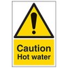 V Safety Warning Temperature - Caution Hot Water - 100