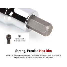 TEKTON 1/2 Inch Drive x 13 mm Hex Bit Socket | SHB23213
