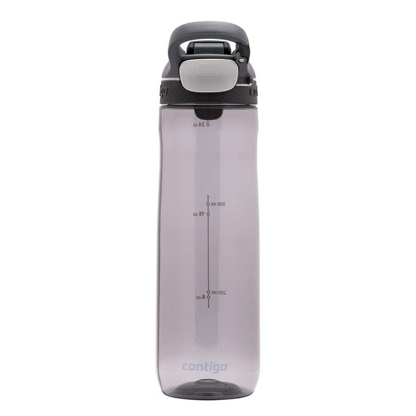 Contigo Cortland Autoseal Water Bottle, Large BPA Free Drinking Bottle, Leakproof Gym Bottle, Ideal for Sports, Bike, Running, Hiking, 720 ml, Smoke Gray