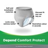 Depend Comfort Protect Incontinence Pants for Men, Large/Extra-Large - 9