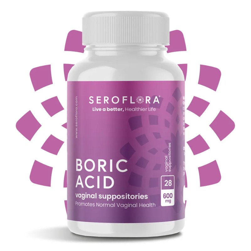 SEROFlora Vaginal Suppositories for Yeast Infection (28ct)