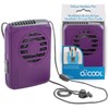 O2COOL Battery Powered Deluxe Necklace Fan For Personal Cooling With