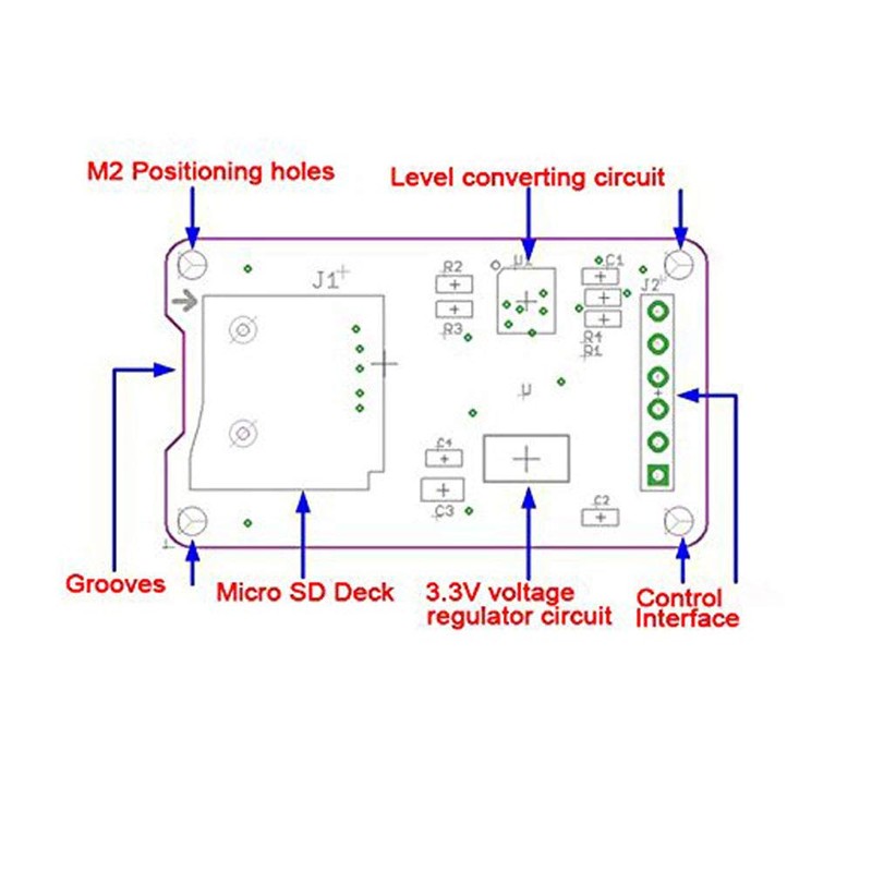 KKHMF 5pcs Micro SD TF Card Memory Shield Module for
