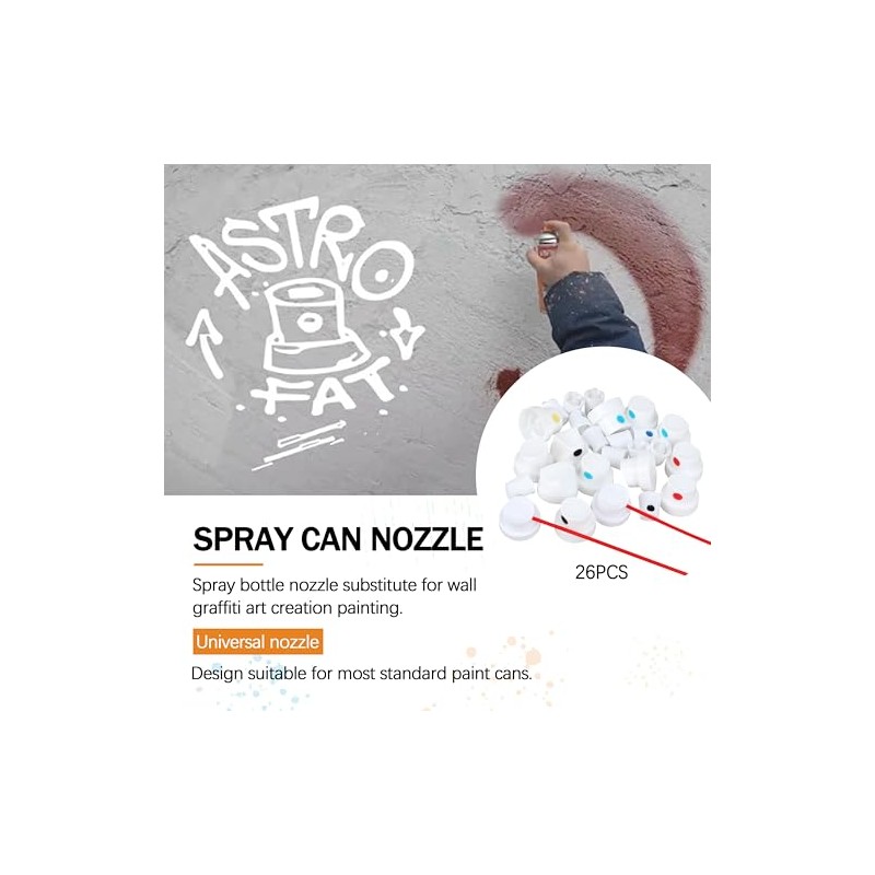 Universal Spray Paint Caps for different spray cans-Spray Can Nozzle-Spray