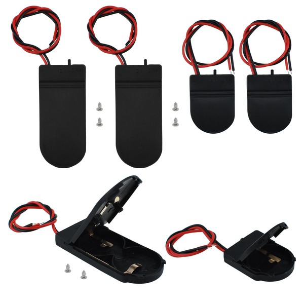 SDTC Tech 6 Pack CR2032 Battery Holder Coin Cell Holder,