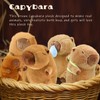 Capybara Plush Toy,Cute Capybara Stuffed Animal,Soft Brown Capybara Plushie,Gifts for