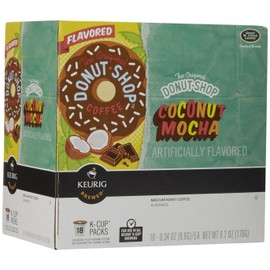 Keurig Donut Shop Coconut Mocha 18 K CUP PACKS,0.34oz