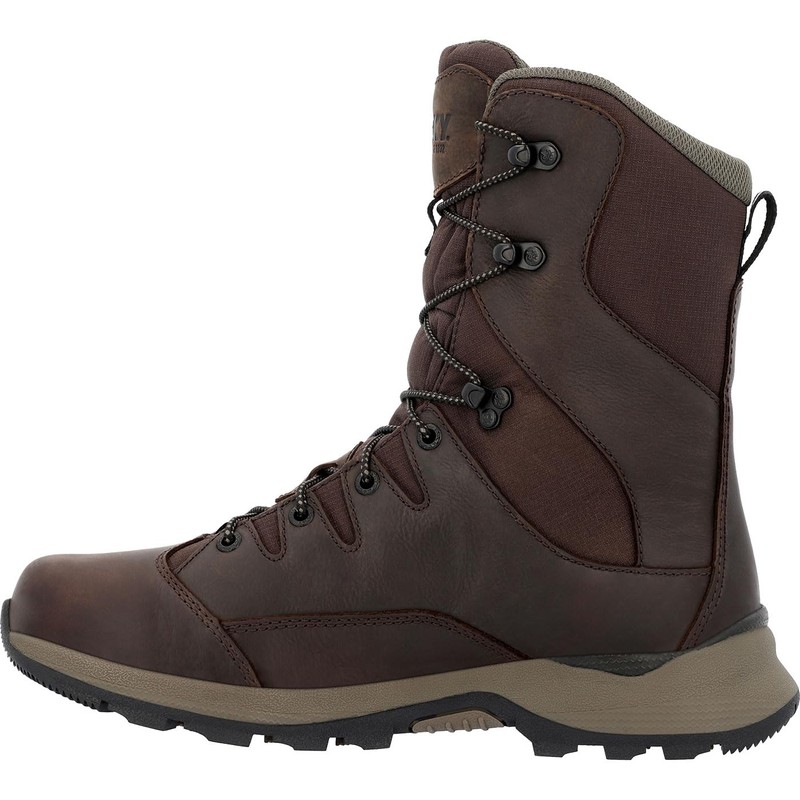 ROCKY Trophy Series 400G Insulated Outdoor Boot, Brown, Size 10(W)