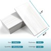 Vamos Tile 100-Piece Glossy Dolomite White Peel and Stick Backsplash