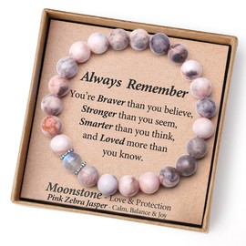 PEVRUAY Gifts for Women Bracelet Natural Stones Woman Idea Original Gift Teenager Girls Gifts Christmas Wife Birthday Gift Bracelet Gift for Daughter Mother Sister Girlfriend