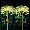 Ovker Solar Garden Lights, Solar Fireworks Lights, 120 LEDs, 2