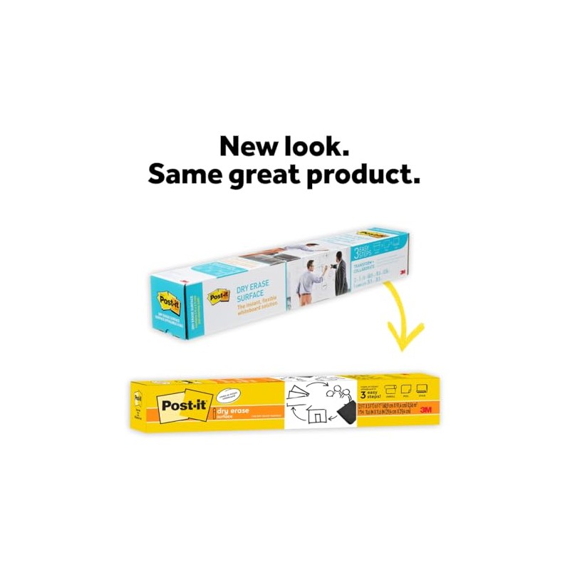 3M Post-it superficie de borrado seco 1.82 cm x 1.22