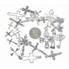 Kinteshun Christian Cross Charm Assorted Alloy Crucifix Pendant Connector for