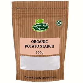 Organic Potato Starch 500g by Hatton Hill Organic | Premium Thickener for Baking & Cooking