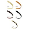 VINGTAINE HK-58-CAMEL Simple Headband, Tortoise Shell Style, Elegant, Chic Women's