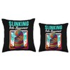Slinking Into Happiness Slinky Toy Collector Throw Pillow