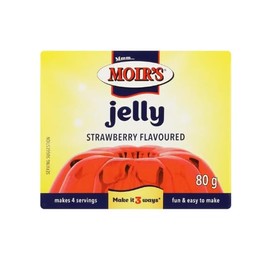 Moirs Jelly Powder | Strawberry | 80g | 6 Pack |