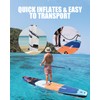 Highpi 11ft Inflatable Stand Up Paddle Board for Youth and