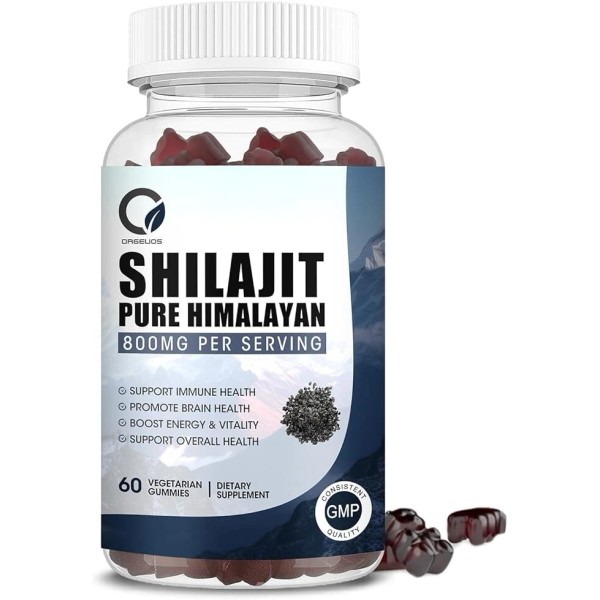 2 X Pure Himalayan Organic Shilajit Gummies - 800 mg