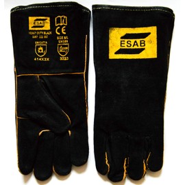 ESAB Welder Glove, Split Leather, Heavy Duty Black (0467222007)