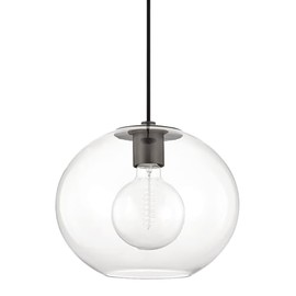 Mitzi H270701L-OB Margot - 1 Light Pendant 10.5 inches Tall and 12.25 inches Wide - Old Bronze Finish