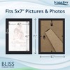 Icona Bay - 5x7 Black Picture Frame - Modern Style
