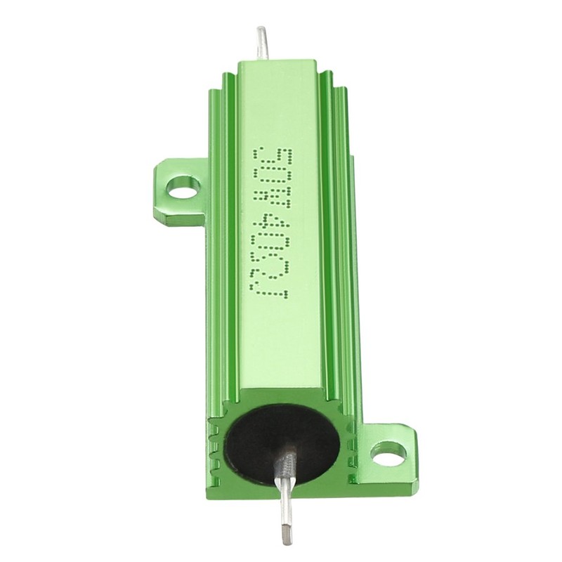 sourcing map Pack of 2 Green 50 W 40 Ohm