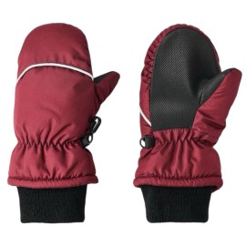 Cat & Jack NEW Cat & Jack Baby Burgundy Snow Mittens 12-24M