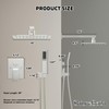 ShiureBath 10 Inch Shower Faucet Set, Rainfall Shower System with