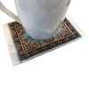 Carpet Coasters, Set 4 Turkish Rug Style Table Drink mats,