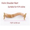 RAUYIVANY Violin Shoulder Rest, Violin Chin Rest for 4/4 Size,