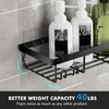 Moforoco Adhesive Shower Caddy Organizer Shelves Rack - 5 Pack