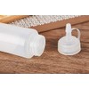 3PCS 360ML/12OZ Refillable Empty Squeeze Sauce Condiment Plastic Bottles Container