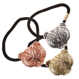 Baluue 3pcs Elastic Hair Bands for Women Ponytail Holders Creative Accessories for Hair for Sports Yoga and Everyday Use