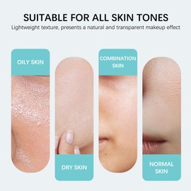 SPF 30 Makeup Foundation - Baked Foundation For Mature Skin - Face Foundations with Protection Against UVA and UVB Rays - Full Coverage Foundation - Waterproof Makeup Face Cover Concealer Cream SPF