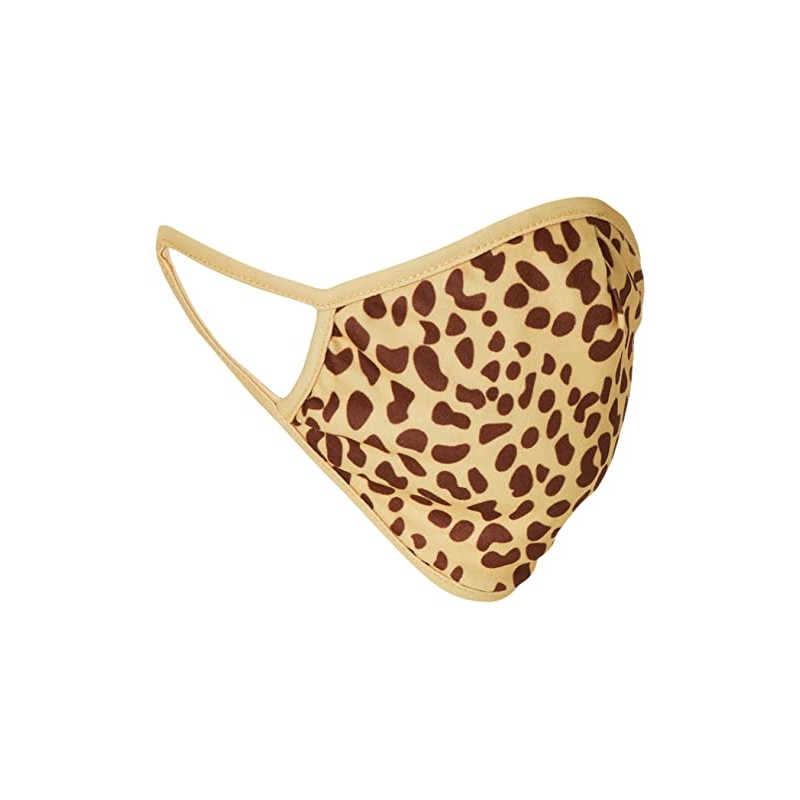 WILD REPUBLIC Wild Smiles Adult Face Mask, Reusable, Washable, Cheetah