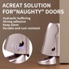 Door Stop Heavy Duty-Hydraulically Quiet WYGWP Windproof Stoppers Hold Mount
