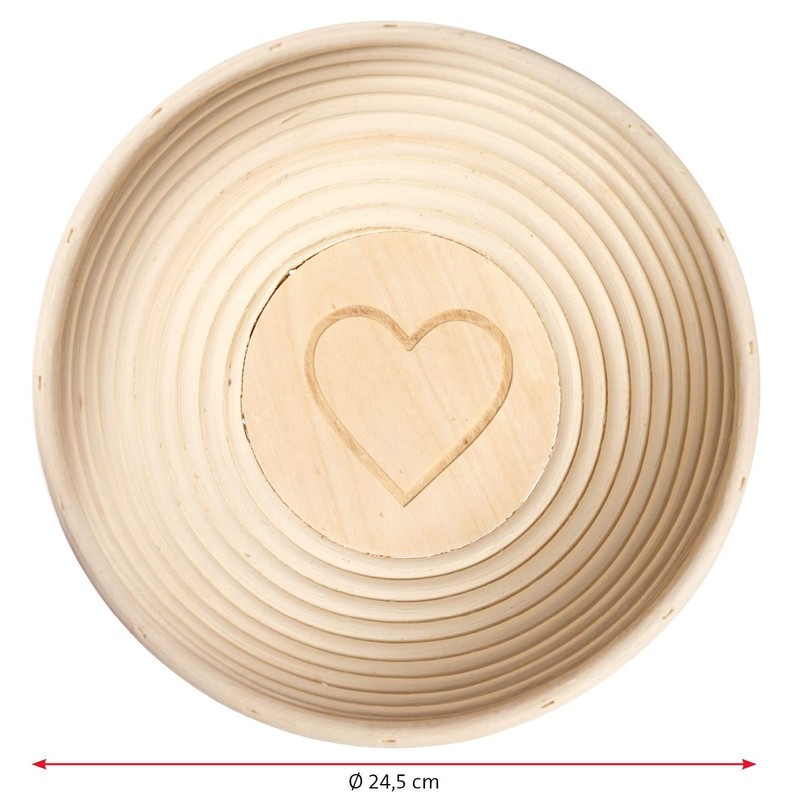 Westmark 3236227B Proofing Basket Set of 2 Round and Cover