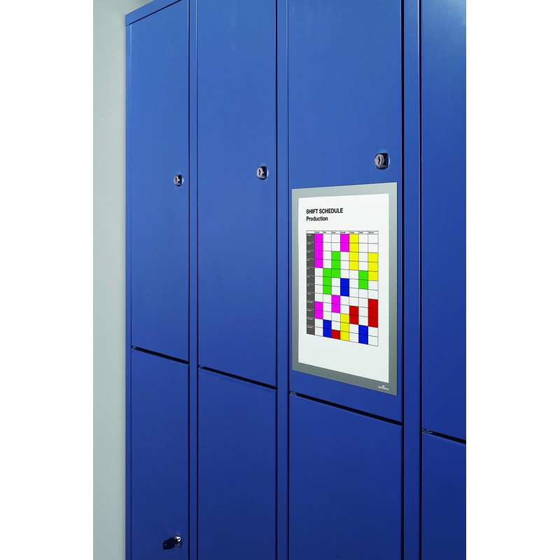 Durable Magnetic DURAFRAME Document Sign Holder, Half Letter-Size 5-1/2" x