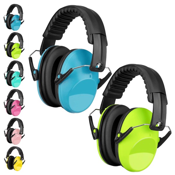 Kids Ear Defenders 2 Pack, BraveKoi Children Noise Cancelling Headphones